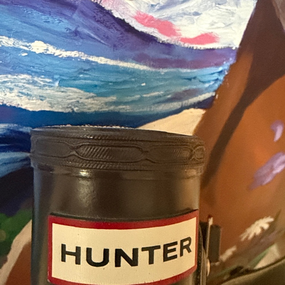 Rare! Hunter Original Tall Wellies iCocoa Gloss Brown 6M 7F UK5 EU38 - Picture 6 of 16